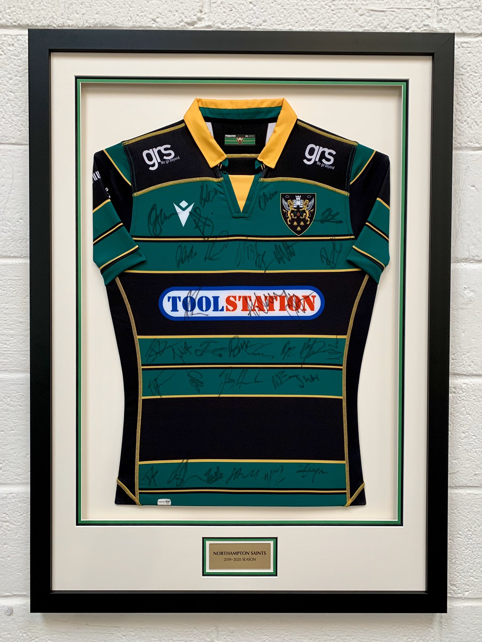 Northampton Saints: Signed Shirt Text Raffle